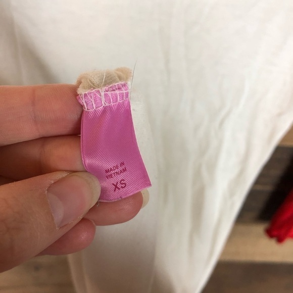 Pink Victoria’s Secret distressed‎ top - Picture 6 of 9